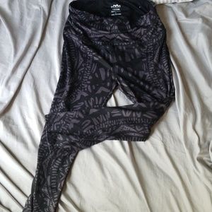 Maurice's patterned work out leggings